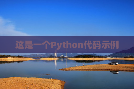 这是一个Python代码示例